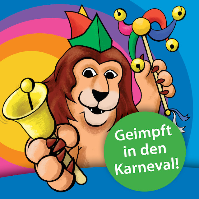 Gegen Corona geimpft in den Karneval