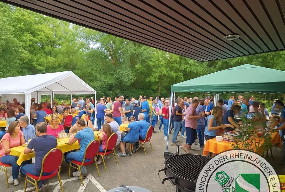 Vatertag – die Funkengarde hat angegrillt