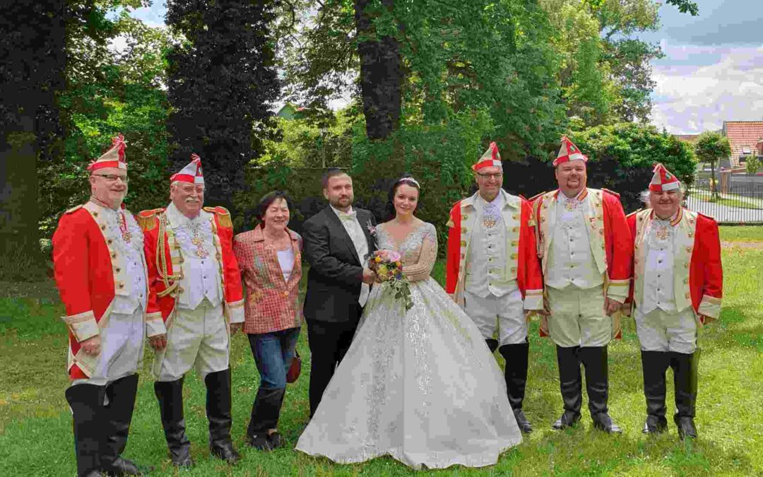 Heirat von Charlene und Daniel