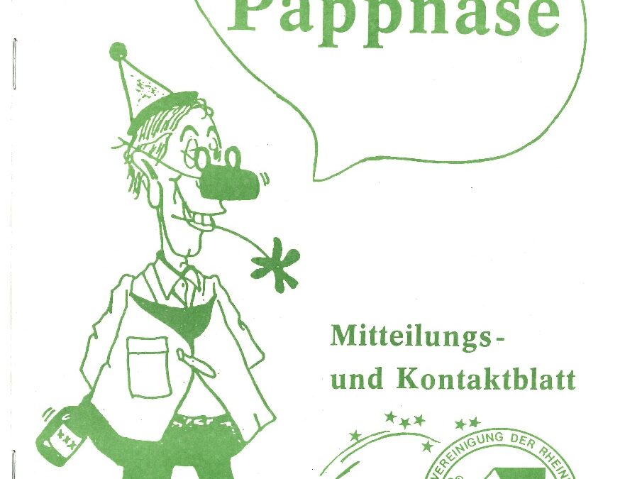 Pappnase Nr. 1 – Ausgabe 1 aus 1988