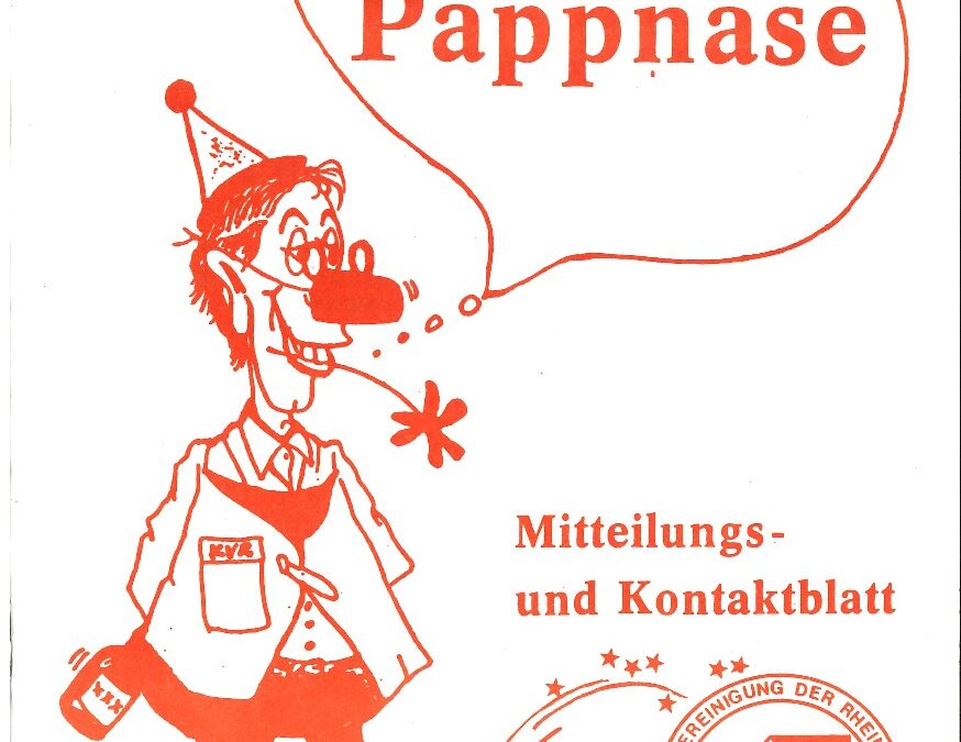 Pappnase Nr. 8 –  Ausgabe 1 aus 1990