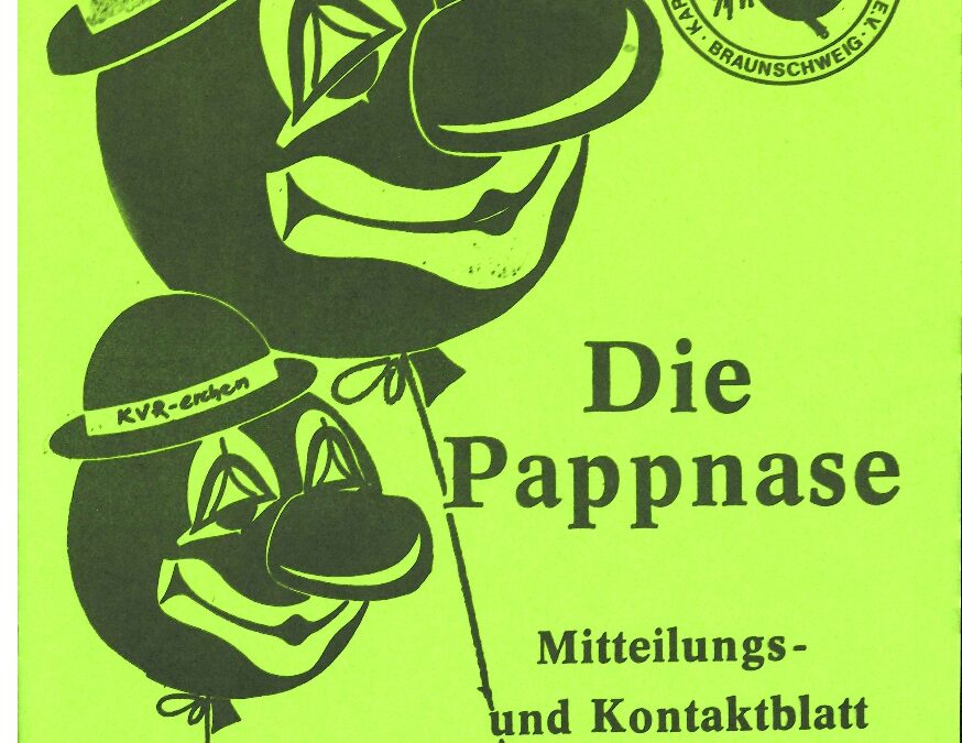 Pappnase Nr. 14 – Ausgabe 1 aus 1992