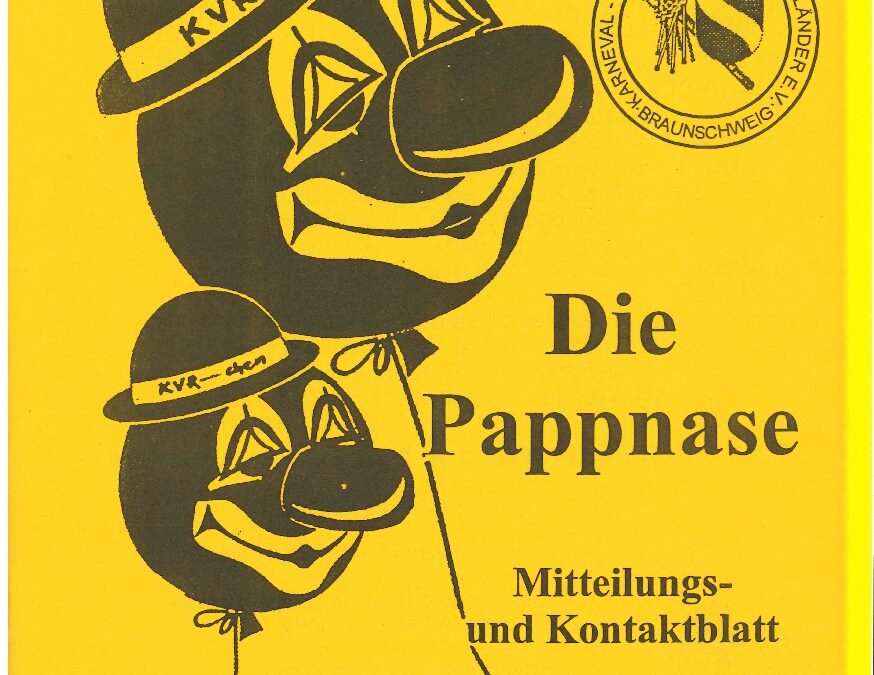 Pappnase Nr. 17 – Ausgabe 1 aus 1997