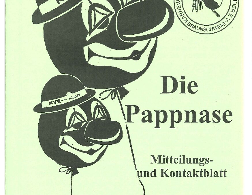 Pappnase Nr. 19 – Ausgabe 3 aus 1997