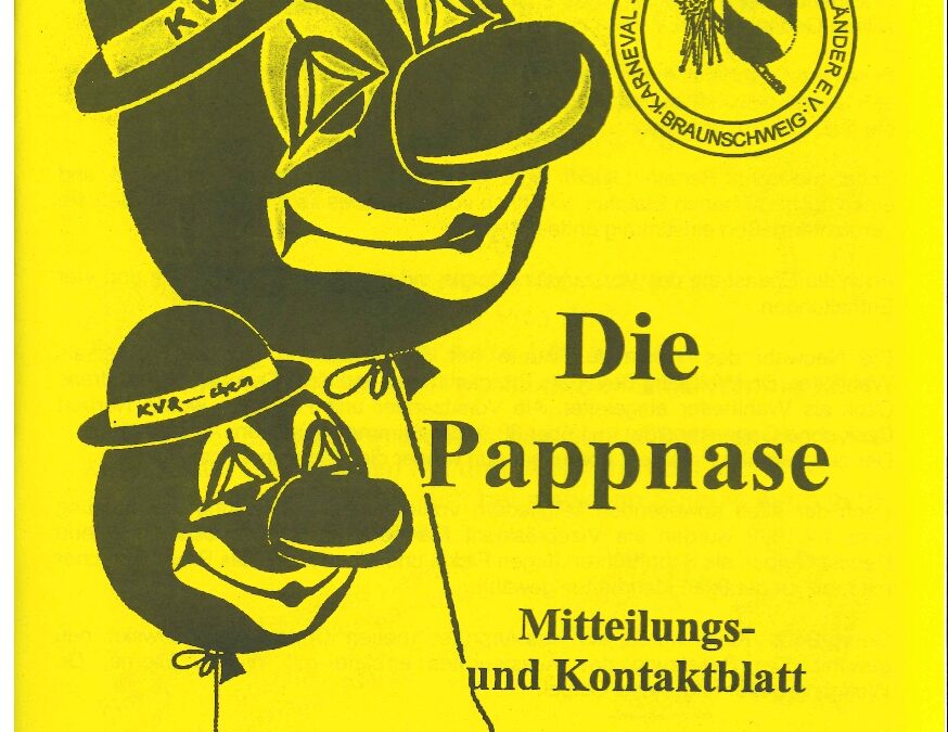 Pappnase Nr. 20 – Ausgabe 1 aus 1998