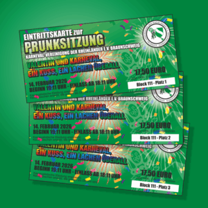 Eintrittskarten - Block 111 - Prunksitzung 14.02.2026