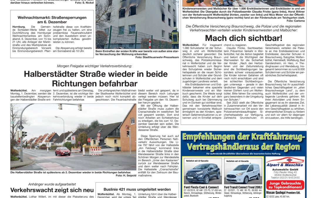 Presseecho: Prinzenwagenübergabe im Autohaus Braunschweig